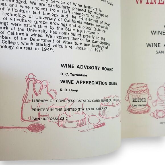 Favorite Recipes of California Winemakers 1981 Paperback Cookbook Illustrated - Picture 7 of 16